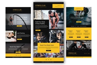 design responsive mailchimp template newsletter