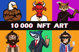 create unique nft art collection that you sell