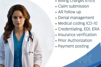 do medical billing charge entry ar follow up payment posting