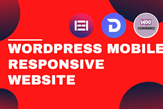 build a responsive wordpress website or blog