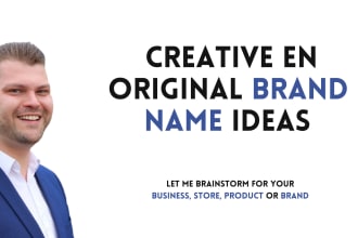 suggest original and creative brand name ideas