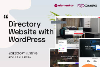 build a directory website with wordpress