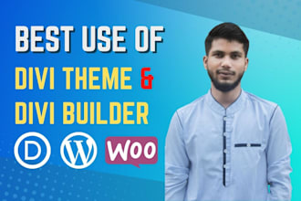 build responsive divi website using divi theme and divi duilder