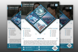 design leaflet, poster, sales, product flyer, real estate, dl, business flyer