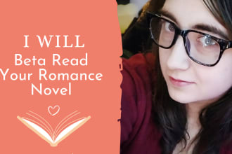 beta read your romance novel or story