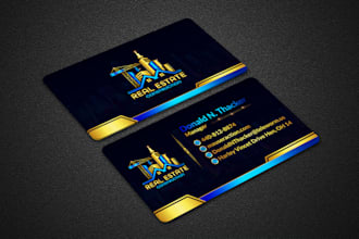 do luxury minimalist business card and logo design