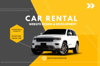 build car rental website