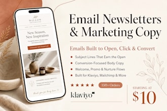 write engaging email newsletters and email marketing copy that converts