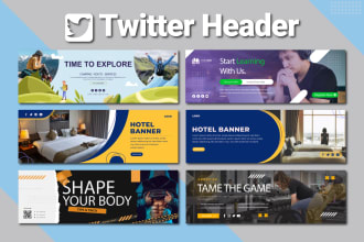 create proficient social media cover, header, and banner design