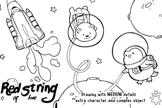 draw a illustrations for children of coloring book pages