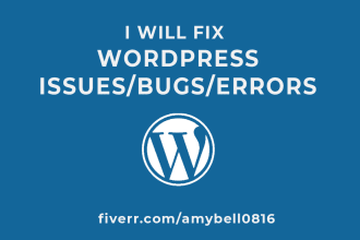 fix wordpress issues, wordpress errors, wordpress bug