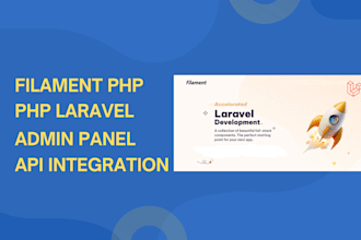 create modern PHP laravel admin panel using php filament