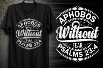 create unique custom graphic and typography t shirt design