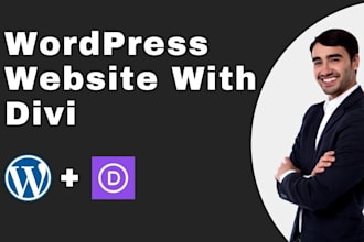 build wordpress website with divi theme and divi builder