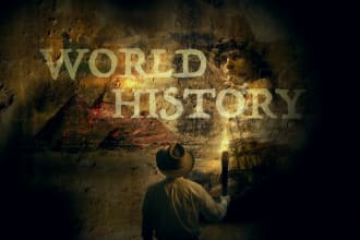 research and write about civil rights, american history, and world history