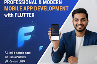 do full mobile app development in flutter