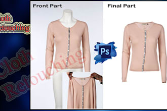 do edit picture, product retouching , and ghost mannequin
