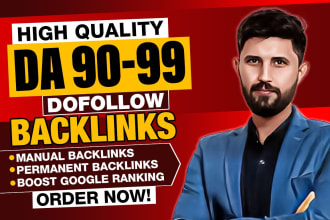 create high authority da 90 plus dofollow seo backlinks white hat link building