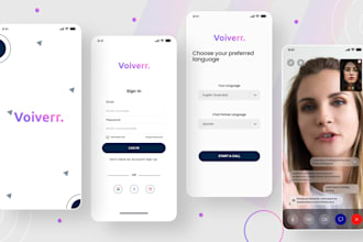 design a clean and creative mobile app ui design in figma mockup