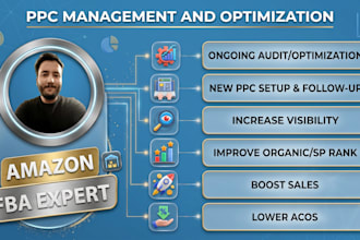manage amazon ppc campaign, do ppc optimization and be your amazon ppc expert
