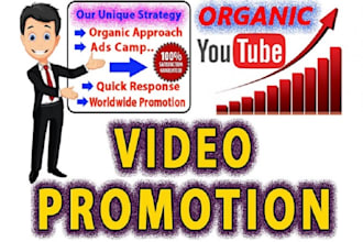 do organic youtube video promotion to niche related audience