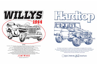 create car illustration with vintage style