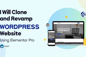 design, redesign, build, rebuild, clone, edit, fix or revamp wordpress website