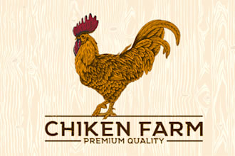 exclusive amazing restaurant and chicken logo design
