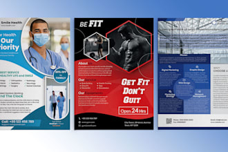 do any attractive flyer design
