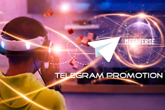 promote your cryptocurrency metaverse project on telegram