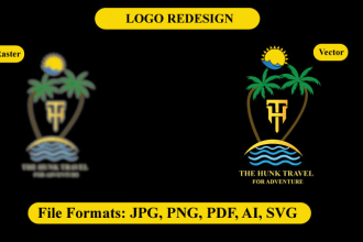 do redesign, edit, modify, recolor, and fix any logo