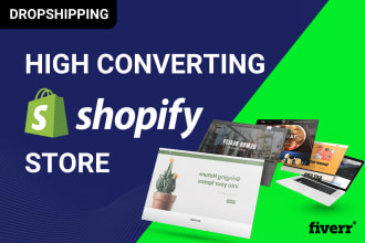 design shopify ecommerce website, build shopify online store