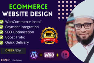 build wordpress ecommerce website using woocommerce online store professionally
