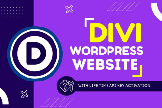 do wordpress website design or clone use divi theme and divi builder