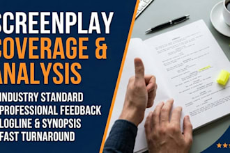 prepare a coverage for your screenplay