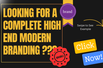 design a style guide for your brand with stationary and media kit