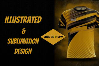 design sublimation esports uniform or jersey