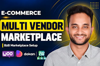 do multi vendor ecommerce wordpress website with dokan pro