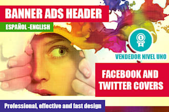 elaborate banners for web, headers and covers facebook