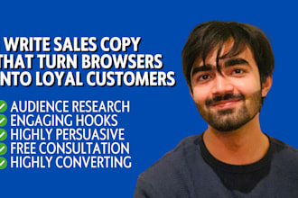 craft a high quality sales copy that sells instantly