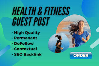 do health and fitness guest post contextual backlinks