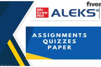 tutor and assist you in aleks math and chemistry