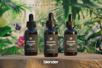 render 3d image of your product