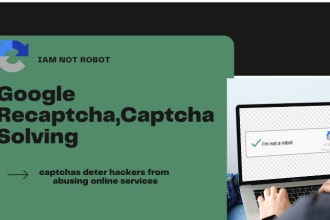 solve unlimited  captcha google recaptcha data entry form filling for you