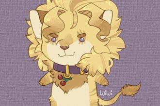 draw a furry chibi