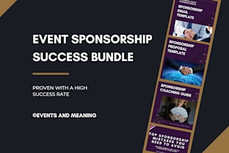 give you a sponsorship templates bundle