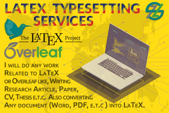 convert PDF, word, or any other document to latex, overleaf