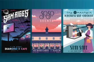 design a poster for your event, product or show