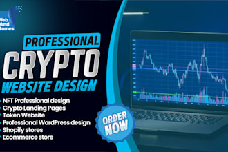 design and develop crypto or nft wordpress website