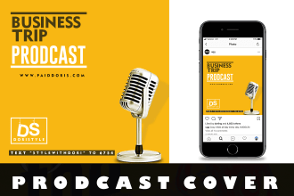 do attractive podcast cover art or podcast cover design